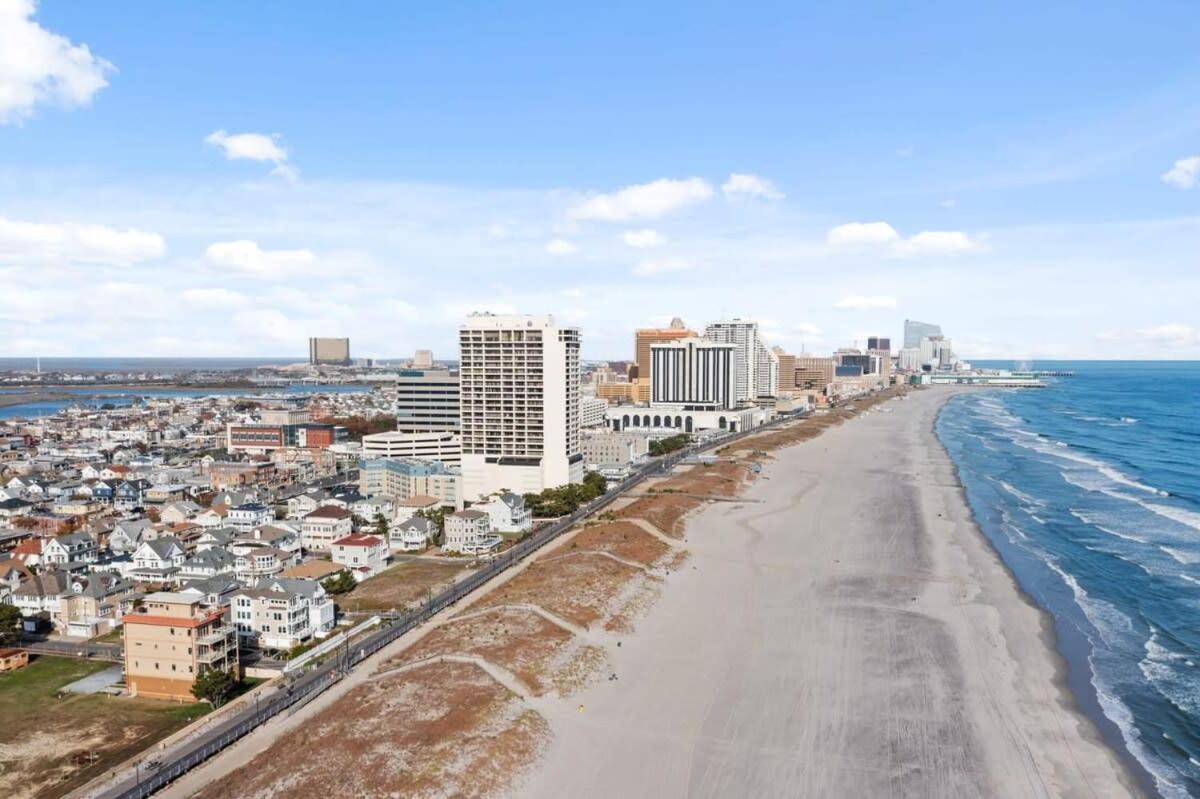 Modern 4Br 2Ba Apt Steps To The Beach Open Living Atlantic City Extérieur photo